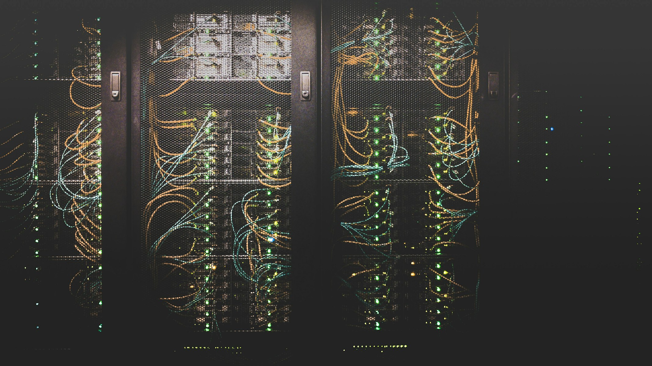 Server und Technologie Hintergrund